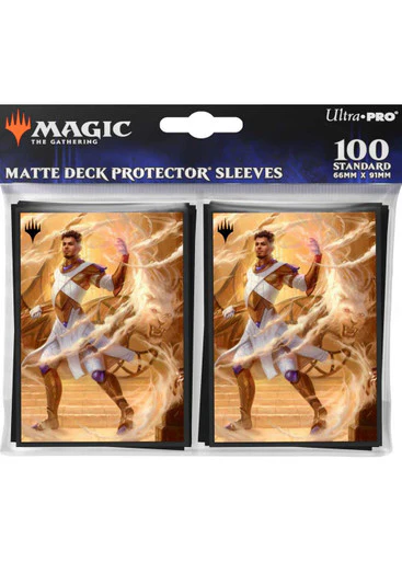 Ultra Pro MTG Deck Protector Sleeves - Standard Size - 100ct - Aetherdrift - Basri, Tomorrow's Champion - Image 2