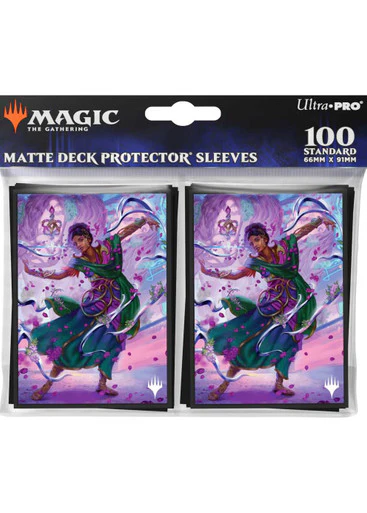 Ultra Pro MTG Deck Protector Sleeves - Standard Size - 100ct - Aetherdrift - Saheeli, Radiant Creator - Image 2