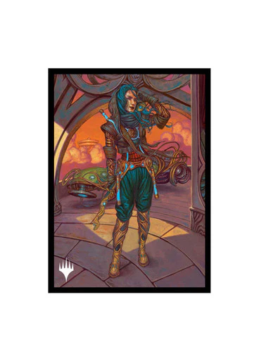 Ultra Pro MTG Deck Protector Sleeves - Standard Size - 100ct - Aetherdrift - Sita Varma, Masked Racer