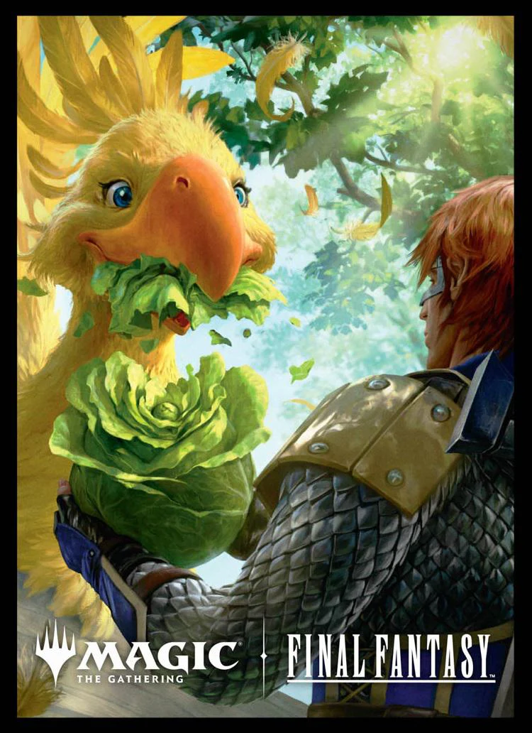 Ultra Pro MTG Deck Protector Sleeves - Standard Size - 100ct - FINAL FANTASY - Gysahl Greens