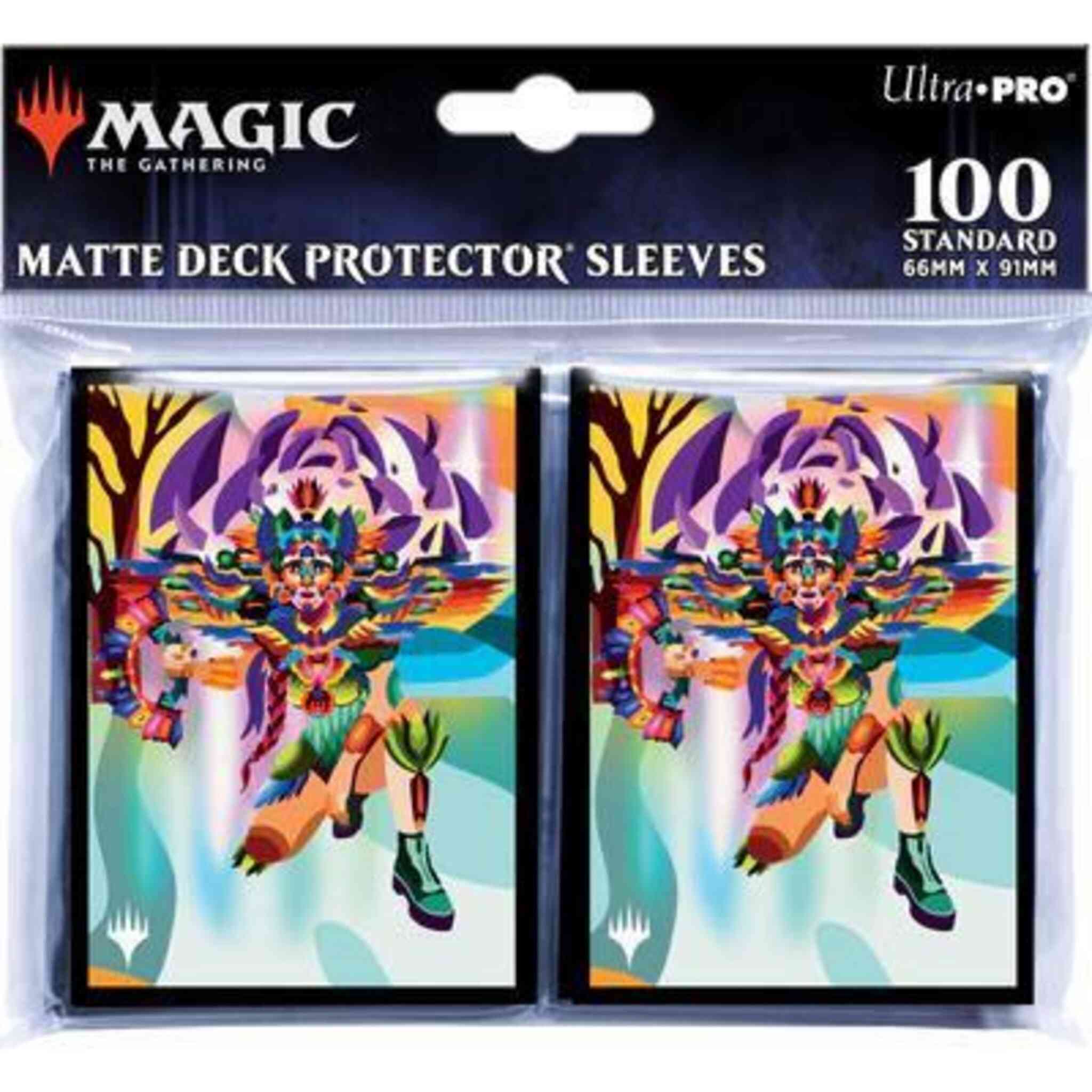Ultra Pro MTG Deck Protector Sleeves - Standard Size - 100ct - Huatli, Poet of Unity