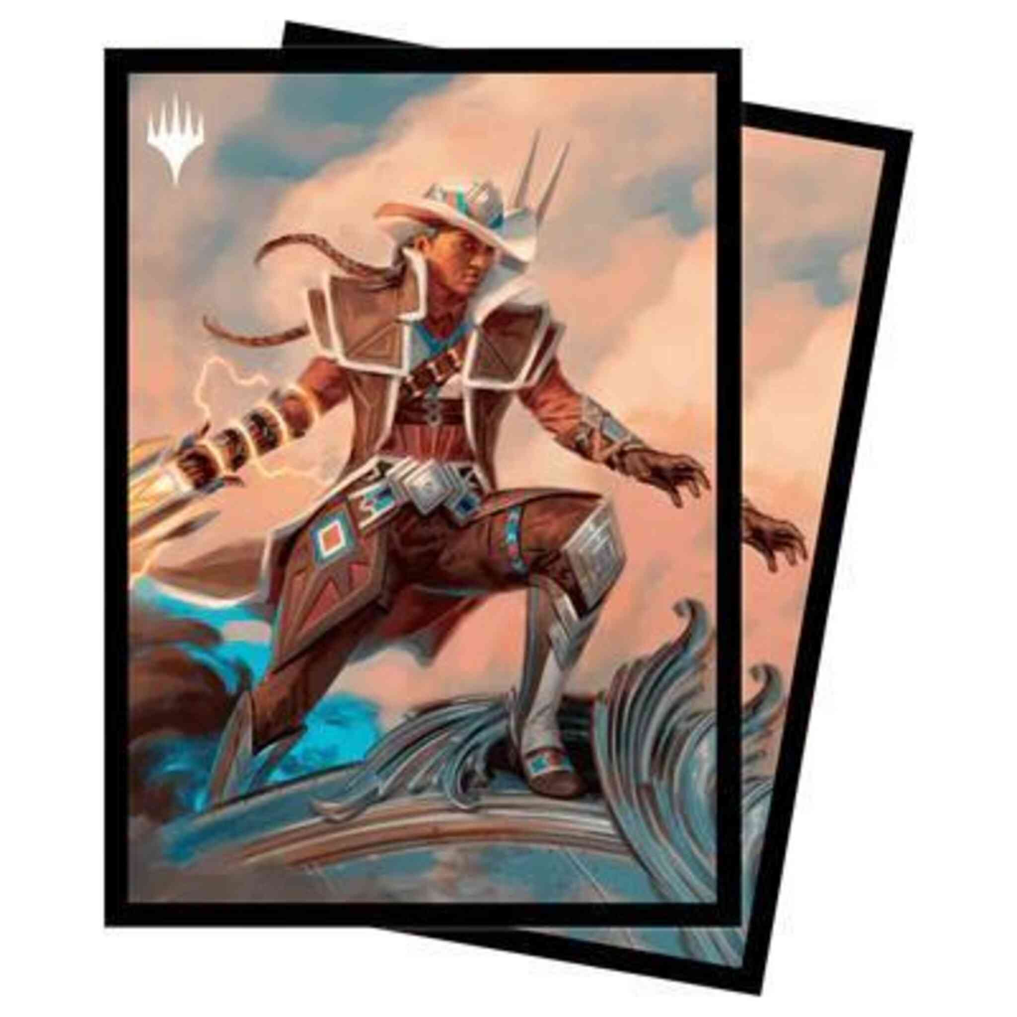 Ultra Pro MTG Deck Protector Sleeves - Standard Size - 100ct - Outlaws of Thunder Junction - Annie Flash, The Veteran - Image 2