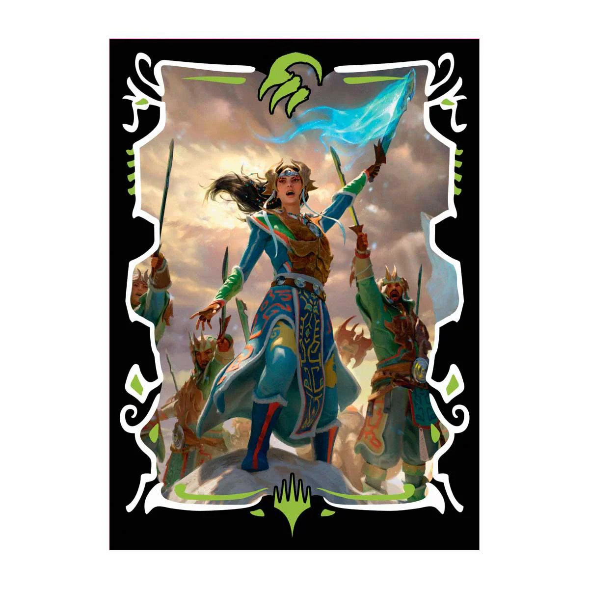 Ultra Pro MTG Deck Protector Sleeves - Standard Size - 100ct - Tarkir: Dragonstorm - Eshki, Temur's Roar - Image 2