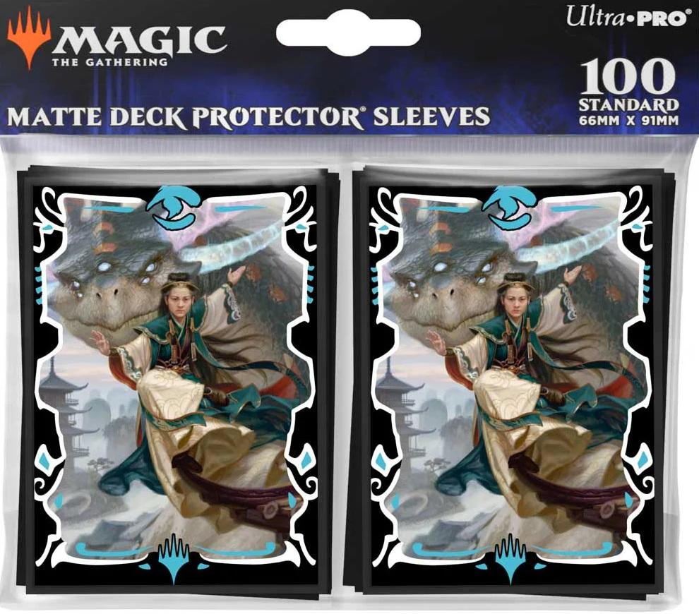 Ultra Pro MTG Deck Protector Sleeves - Standard Size - 100ct - Tarkir: Dragonstorm - Shiko and Narset, Unified