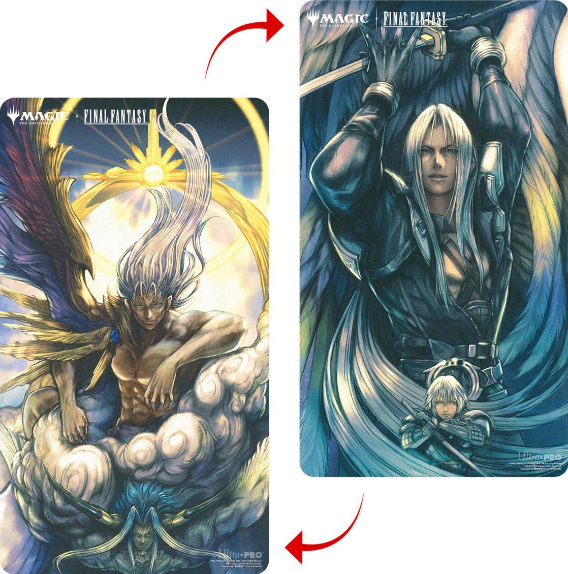 Ultra Pro MTG Double Sided Playmat - FINAL FANTASY - Sephiroth, Fabled SOLDIER // Sephiroth, One-Winged Angel - Borderless