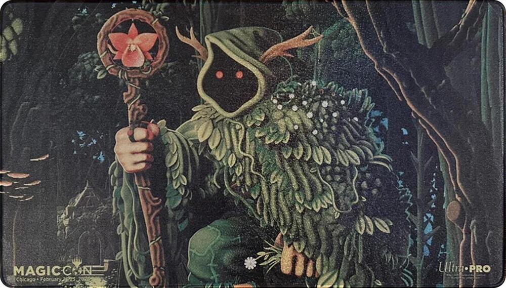 Ultra Pro MTG Exclusive Holofoil Playmat - MagicCon Chicago 2025 - Questing Druid