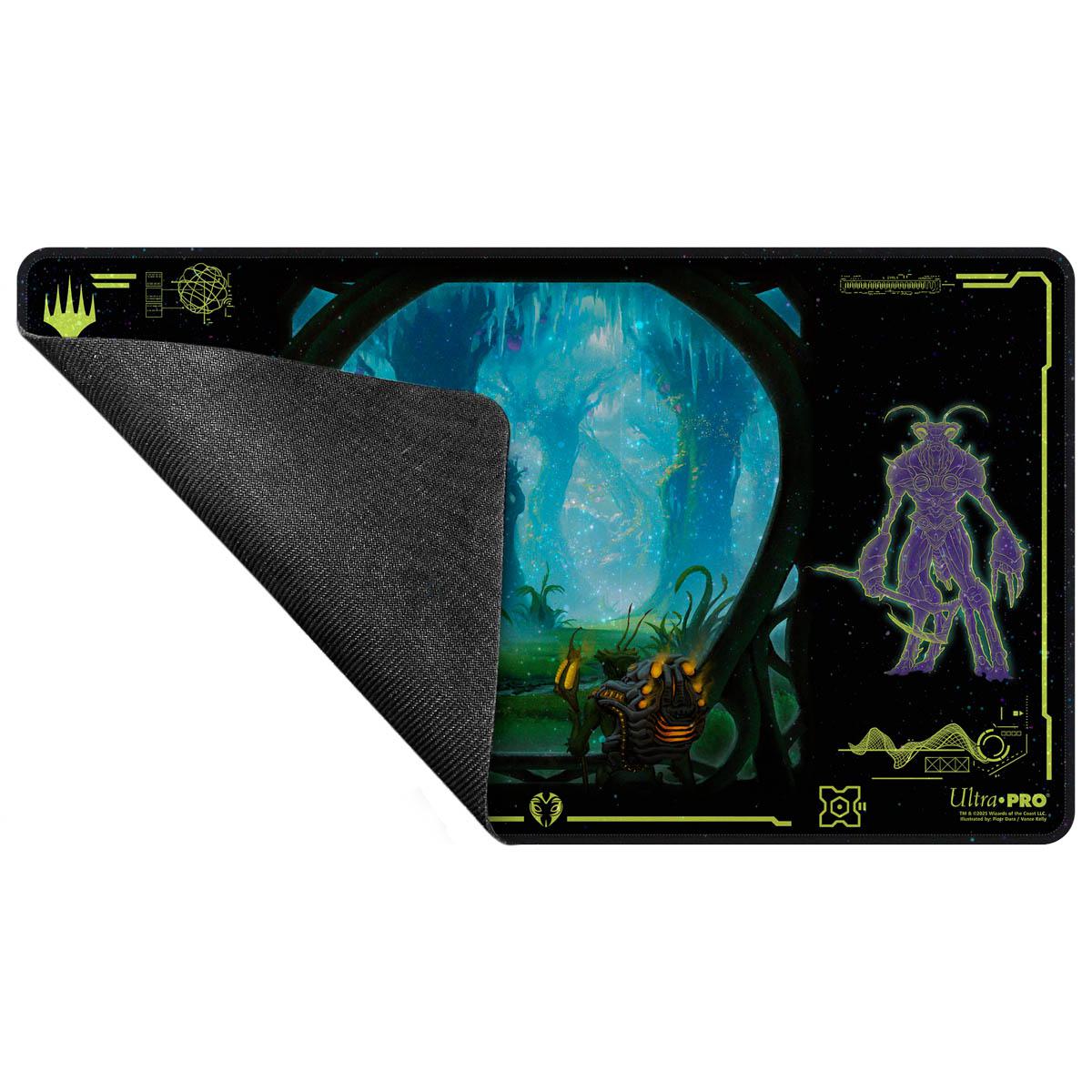Ultra Pro MTG Holofoil Playmat - Edge of Eternities - Evendo, Waking Heaven - Borderless Viewport - Image 2