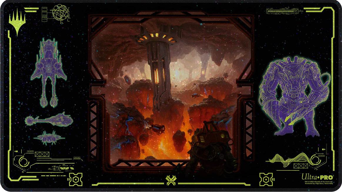 Ultra Pro MTG Holofoil Playmat - Edge of Eternities - Kavaron, Memorial World - Borderless Viewport