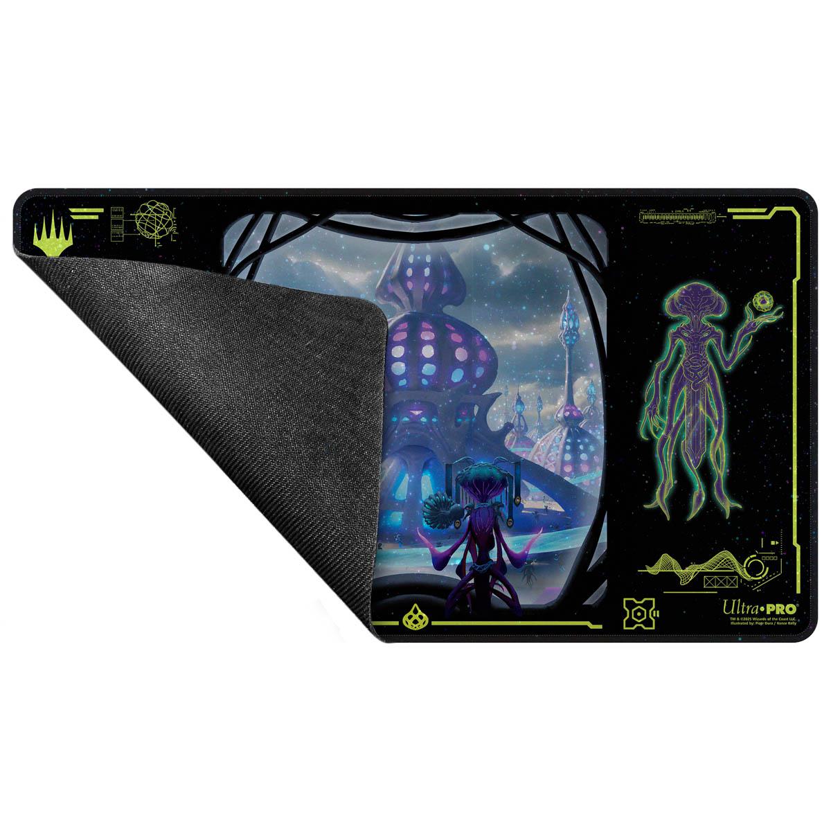 Ultra Pro MTG Holofoil Playmat - Edge of Eternities - Uthros, Titanic Godcore - Borderless Viewport - Image 2
