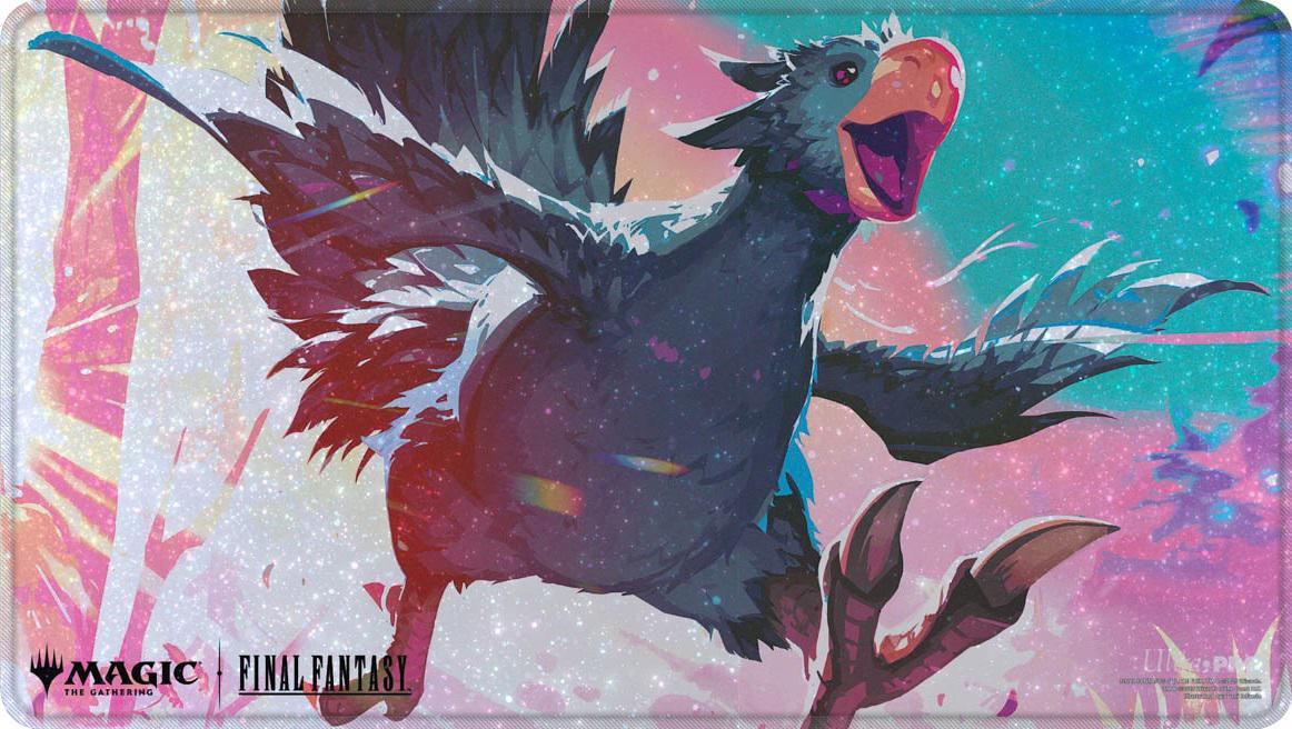 Ultra Pro MTG Premium Holofoil Playmat - FINAL FANTASY - Traveling Chocobo - Black - Borderless