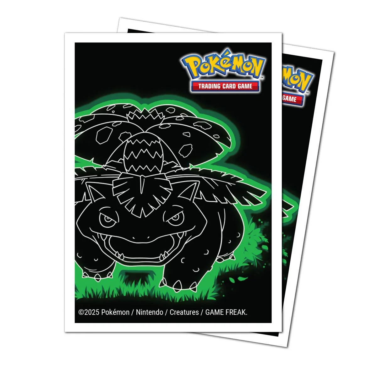 Ultra Pro Pokémon Apex Deck Protector Sleeves - Standard Size - 105ct - Neon Kanto - Venusaur - Image 2
