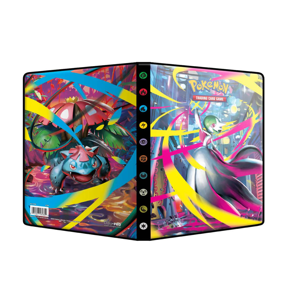 Ultra Pro Pokémon Mega Evolution Portfolio - 4-Pocket - Mega Evolution Base Set - Gardevoir & Venusaur