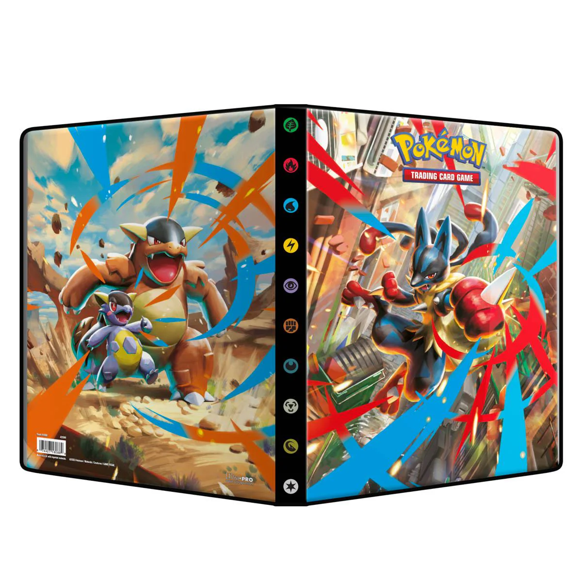 Ultra Pro Pokémon Mega Evolution Portfolio - 9-Pocket - Mega Evolution Base Set - Lucario & Kangaskhan