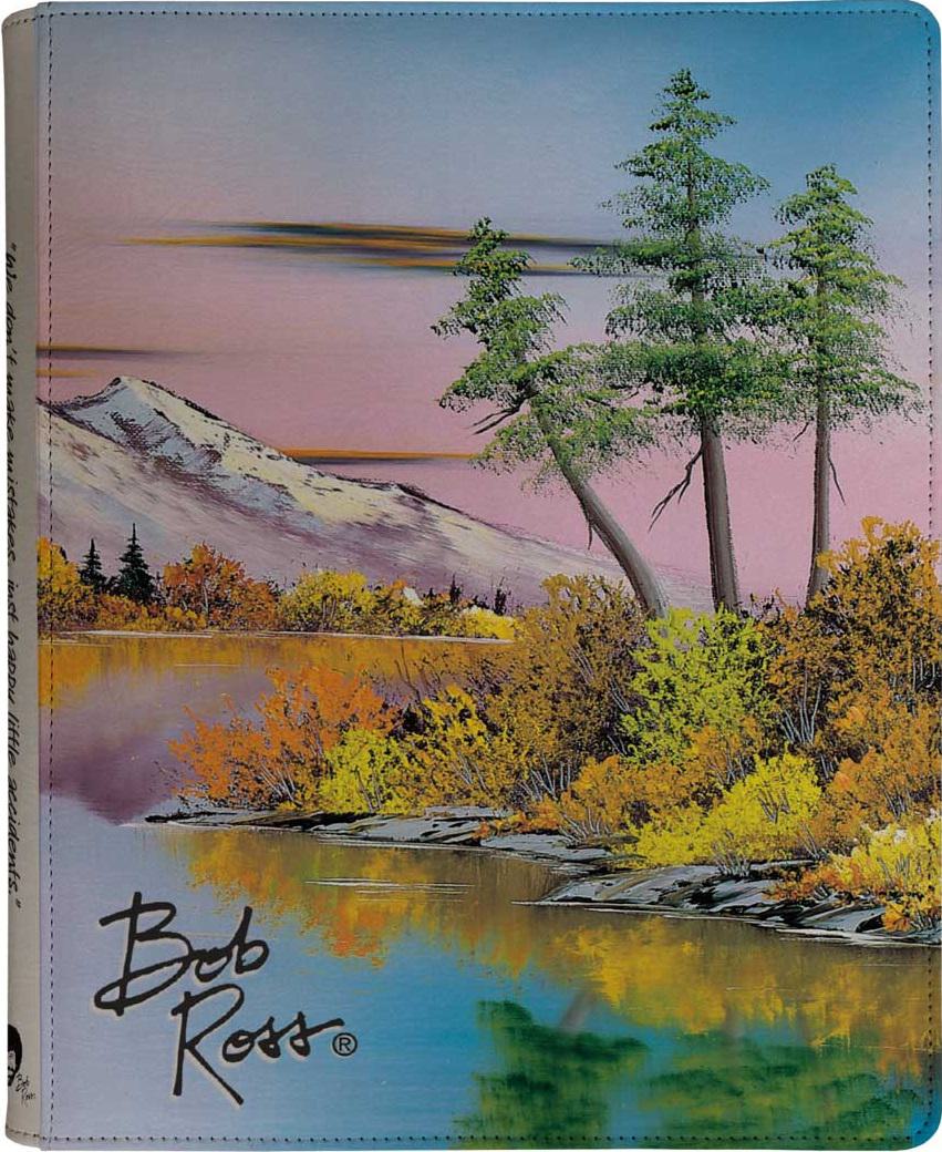 Ultra Pro Premium Zippered PRO-Binder - 9-Pocket - Bob Ross - Mighty Mountain Lake