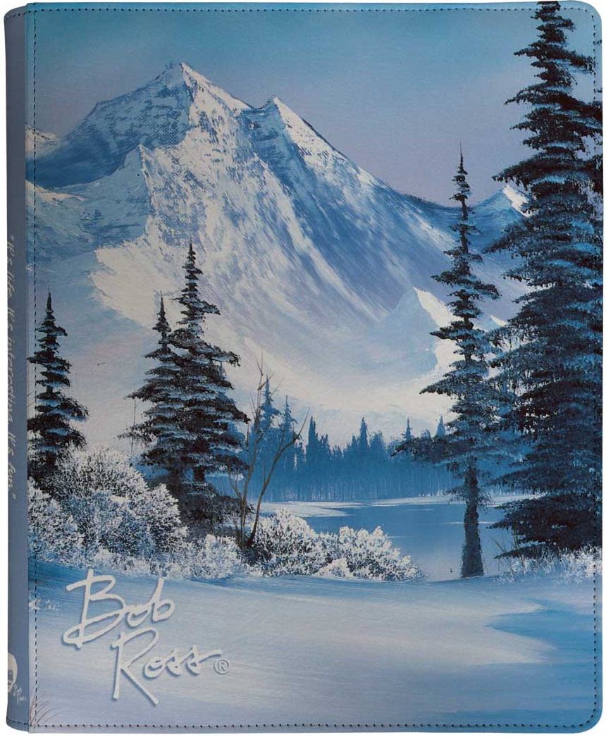 Ultra Pro Premium Zippered PRO-Binder - 9-Pocket - Bob Ross - Winter Paradise