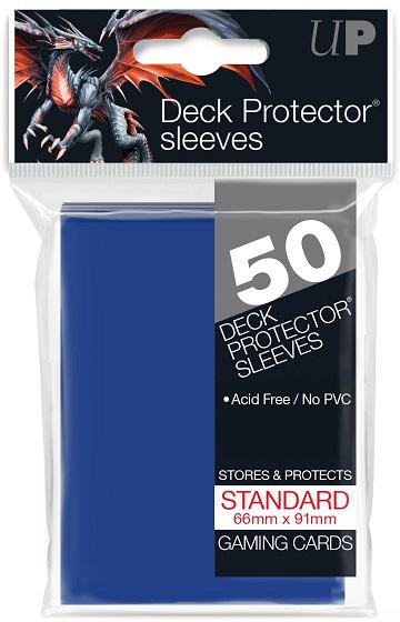 Ultra Pro Pro-Gloss Deck Protector Sleeves - Standard Size - 50ct - Blue