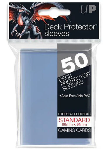 Ultra Pro Pro-Gloss Deck Protector Sleeves - Standard Size - 50ct - Clear