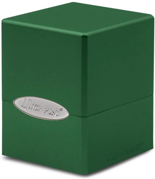 Ultra Pro Satin Cube Deck Box - 100+ - Forest Green