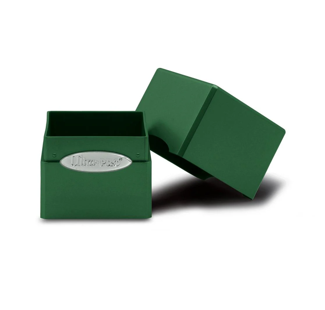 Ultra Pro Satin Cube Deck Box - 100+ - Forest Green - Image 2