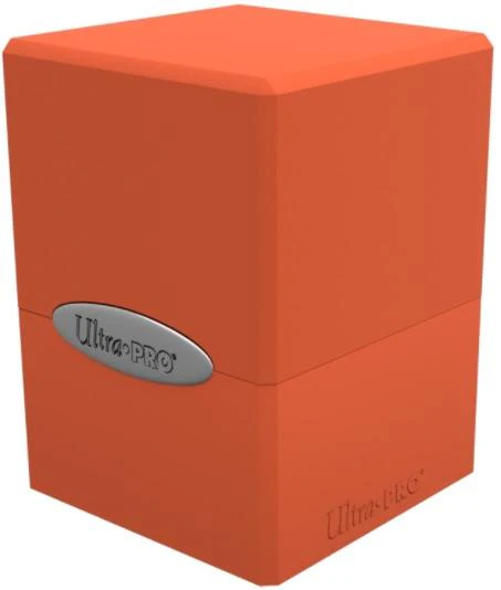 Ultra Pro Satin Cube Deck Box - 100+ - Pumpkin Orange