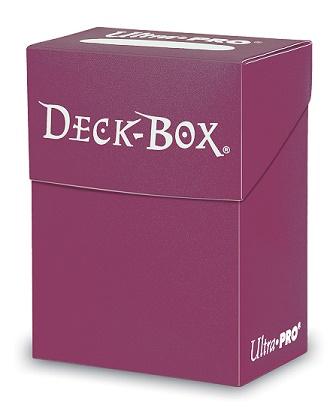 Ultra Pro Solid Color Deck Box - 80+ - Blackberry