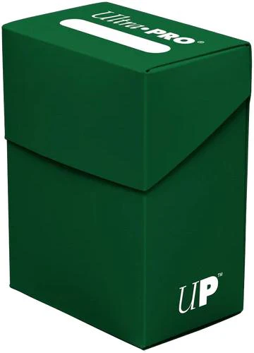 Ultra Pro Solid Color Deck Box - 80+ - Forest Green