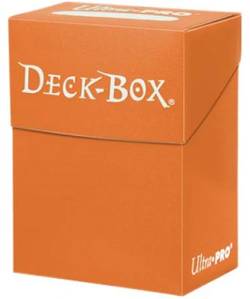 Ultra Pro Solid Color Deck Box - 80+ - Orange