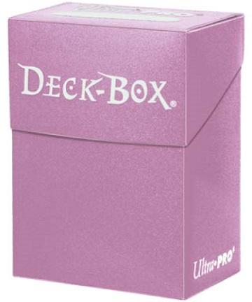 Ultra Pro Solid Color Deck Box - 80+ - Pink