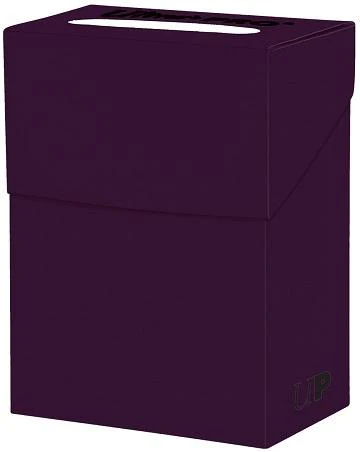 Ultra Pro Solid Color Deck Box - 80+ - Plum