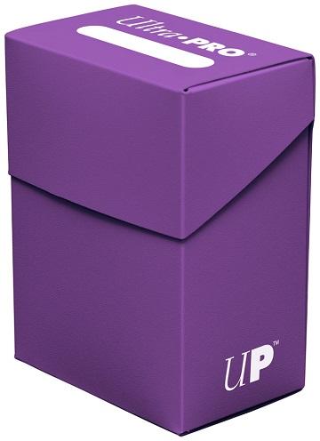 Ultra Pro Solid Color Deck Box - 80+ - Purple
