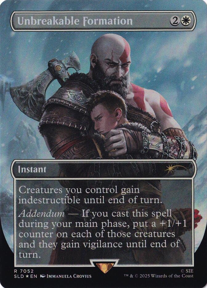 Unbreakable Formation [7052] [Borderless] [God of War: Norse ] [Secret Lair Drop] [Non-Foil]
