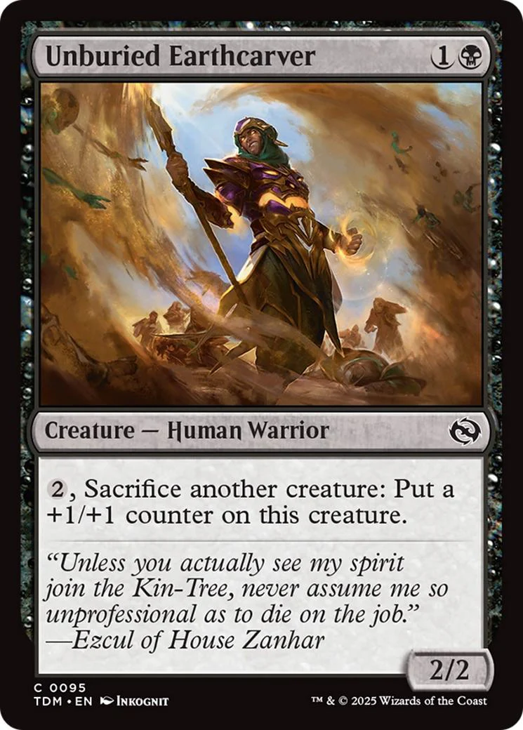 Unburied Earthcarver [95] [Tarkir: Dragonstorm] [Non-Foil]