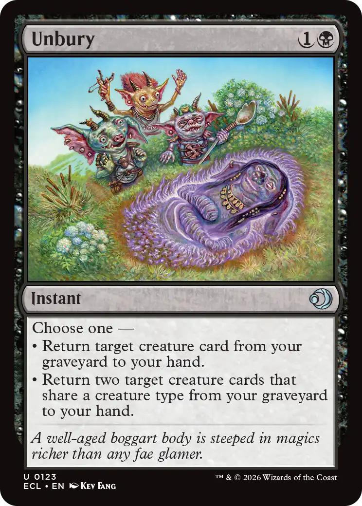 Unbury [123] [Lorwyn Eclipsed] [Non-Foil]