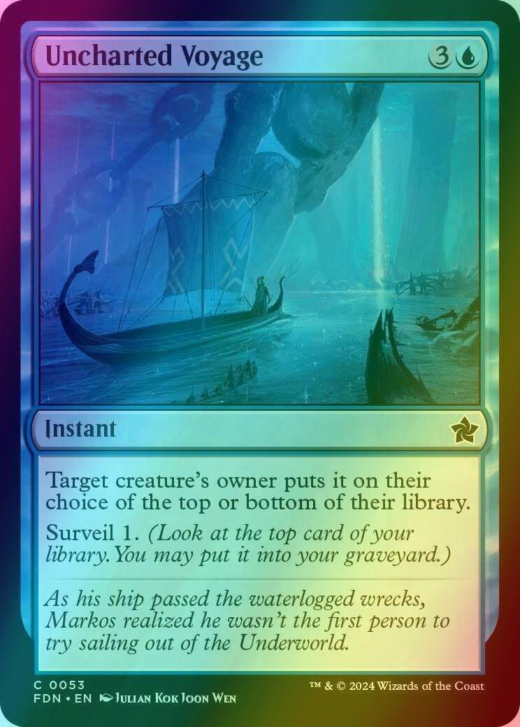 Uncharted Voyage [53] [Foundations] [Foil]