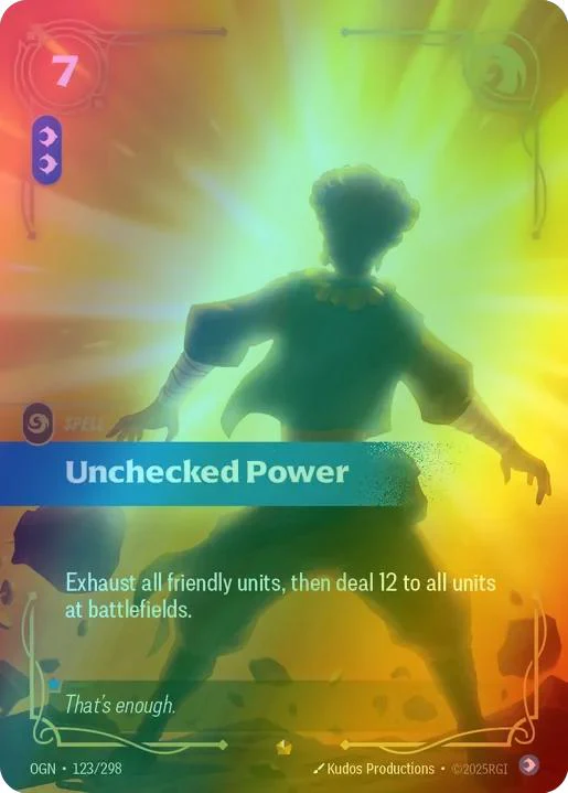 Unchecked Power - 123/298 [Origins] [Foil]