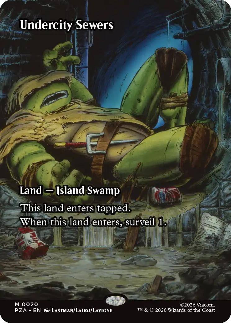 Undercity Sewers [20] [Borderless] [Teenage Mutant Ninja Turtles Source Material] [Non-Foil]