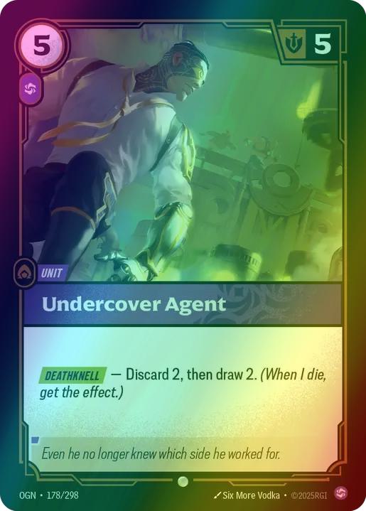Undercover Agent - 178/298 [Origins] [Foil]