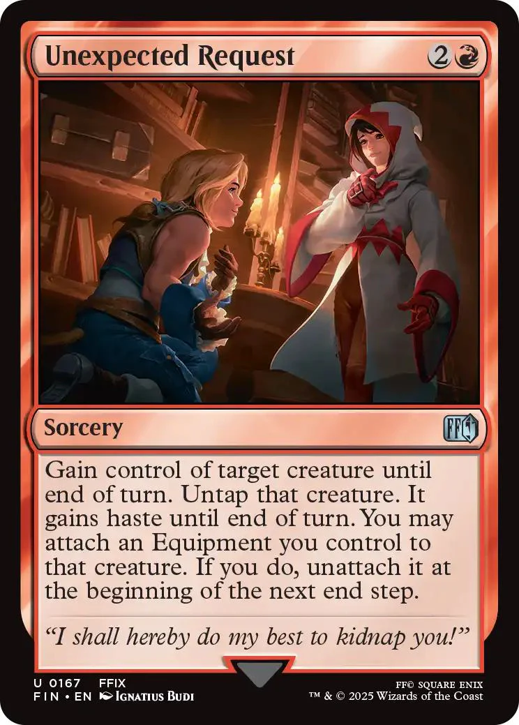 Unexpected Request [167] [FINAL FANTASY] [Non-Foil]