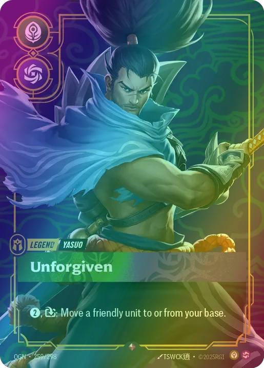 Unforgiven (Yasuo) - 259/298 [Origins] [Foil]