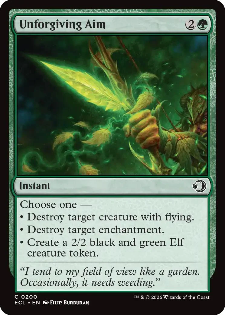 Unforgiving Aim [200] [Lorwyn Eclipsed] [Non-Foil]