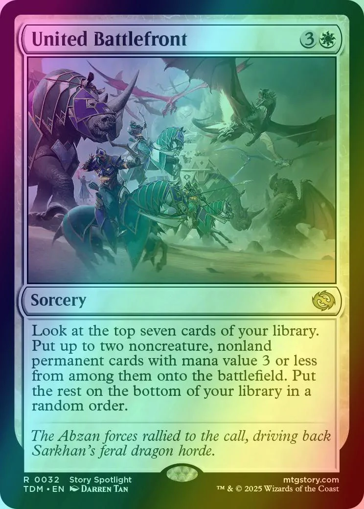 United Battlefront [32] [Tarkir: Dragonstorm] [Foil]
