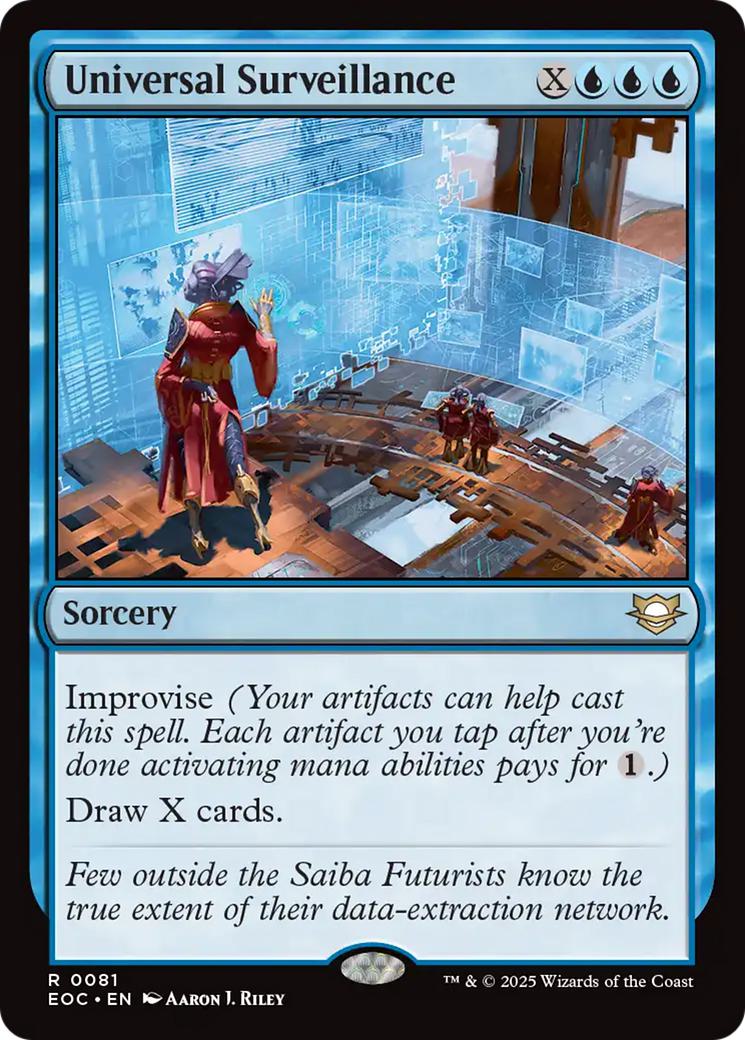 Universal Surveillance [81] [Edge of Eternities: Commander] [Non-Foil]