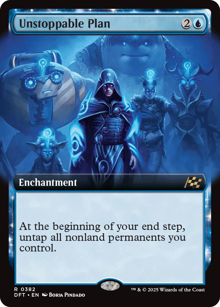 Unstoppable Plan [382] [Extended Art] [Aetherdrift] [Non-Foil]