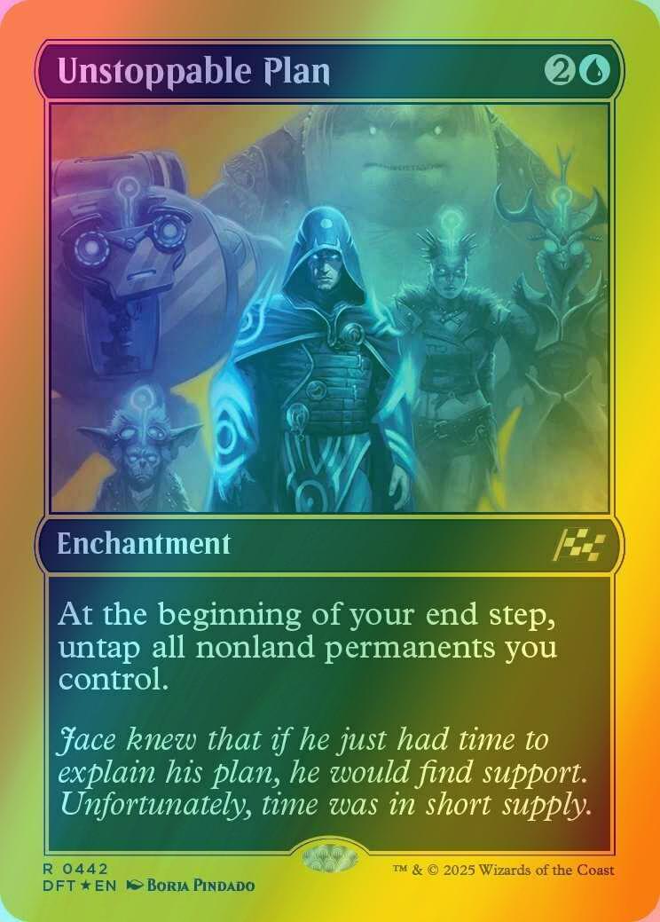 Unstoppable Plan [442] [Aetherdrift] [First-place Foil]