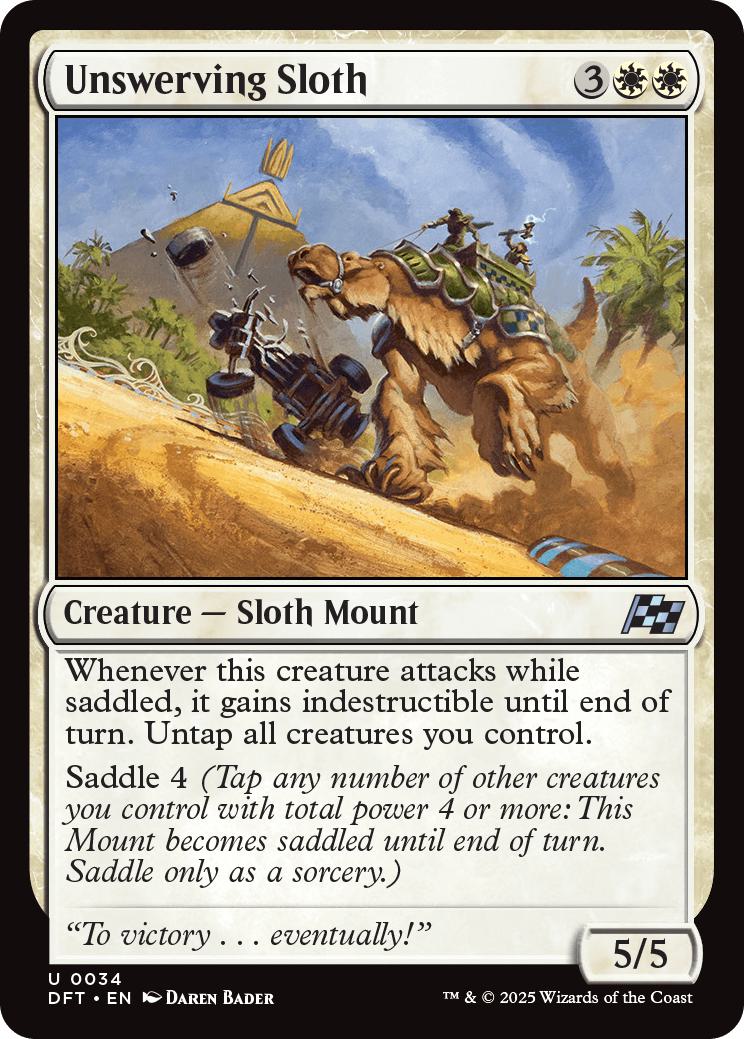 Unswerving Sloth [34] [Aetherdrift] [Non-Foil]