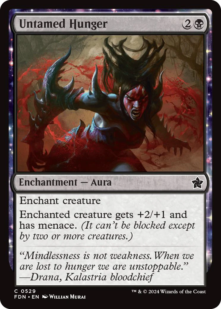 Untamed Hunger [529] [Foundations] [Non-Foil]