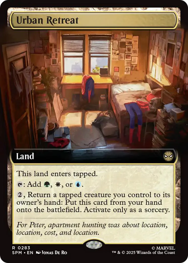 Urban Retreat [283] [Extended Art] [Marvel's Spider-Man] [Non-Foil]