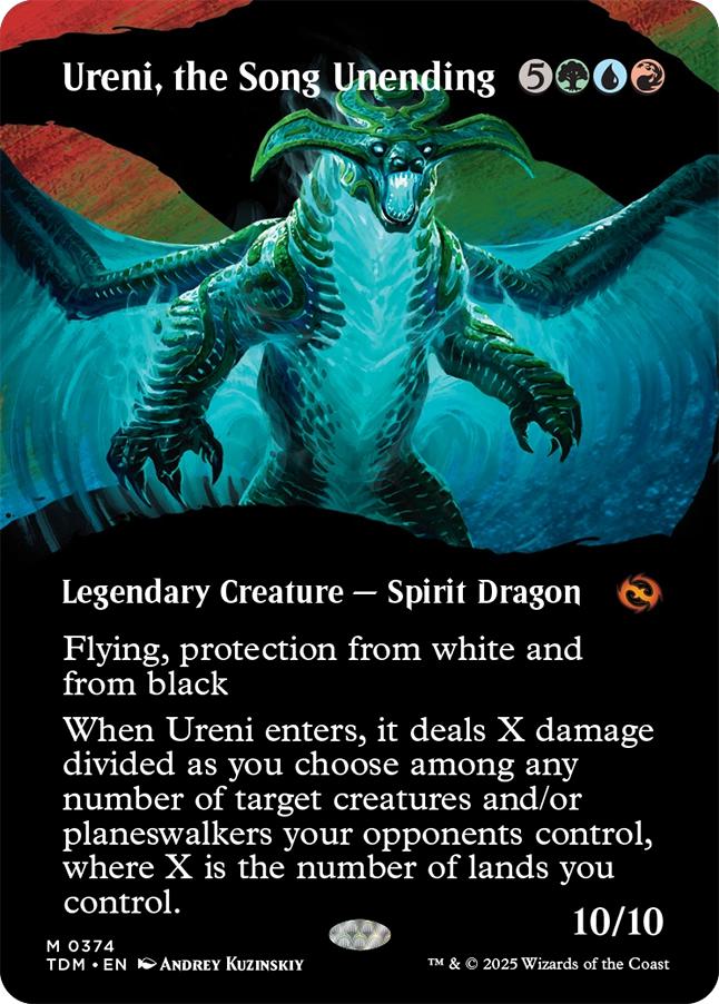 Ureni, the Song Unending [374] [Borderless] [Clan] [Tarkir: Dragonstorm] [Non-Foil]