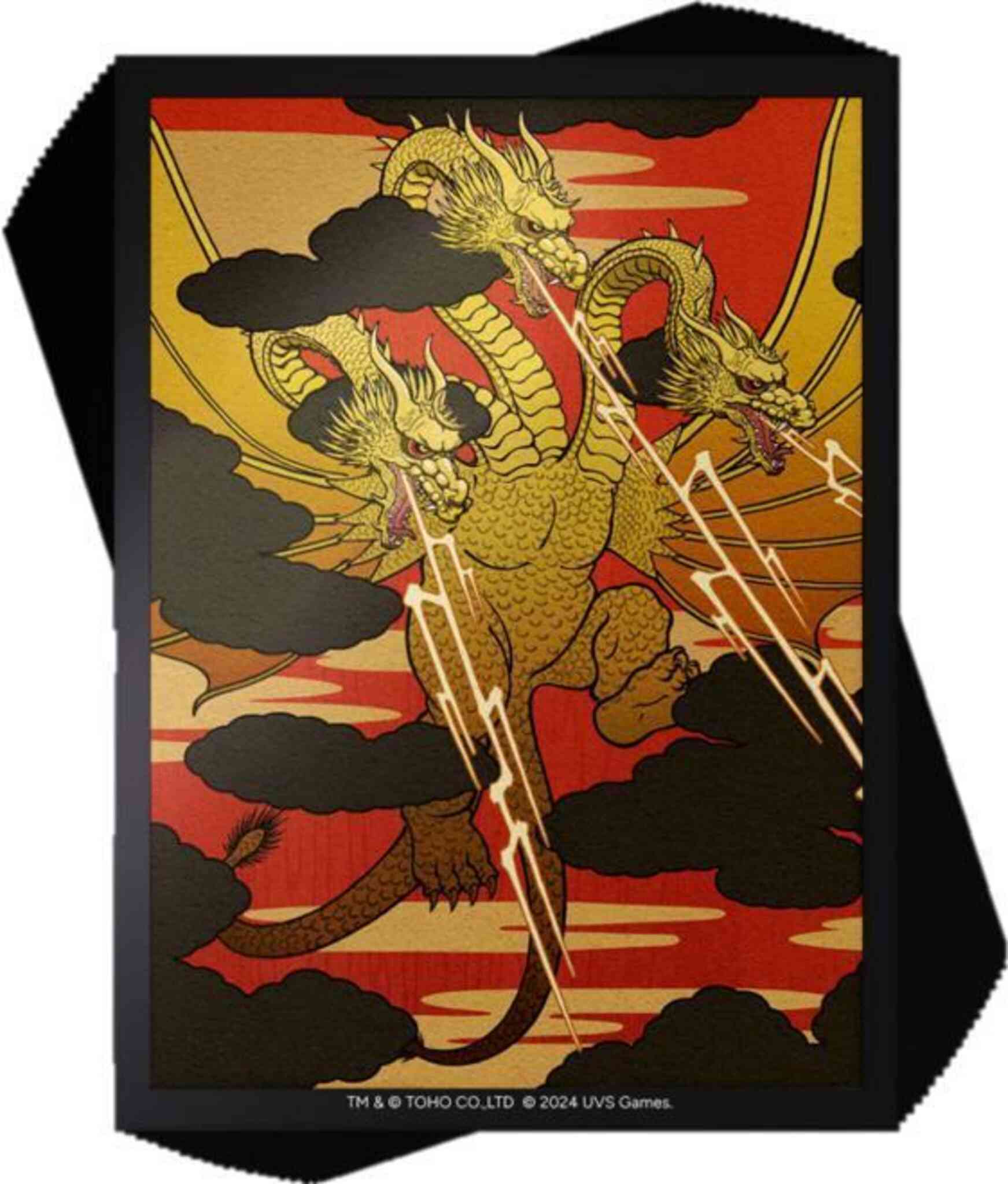 UVS Games Godzilla Sleeves - Standard Size - 100ct - Ghidorah