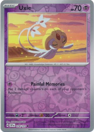 Uxie - 078/191 - Common [sv08-078] [Reverse Holo]